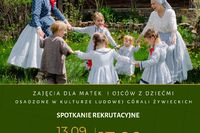 Zajęcia dla rodziców z dziećmi osadzone w kulturze górali żywieckich