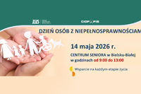 ZUS zaprasza na prelekcje - 14 maja - dzień osób z niepełnosprawnościami